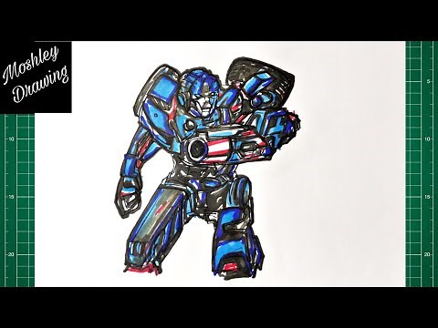 How to Draw Mirage - Transformers: Rise of the Beasts