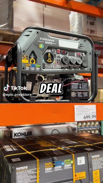 Best generator deal we found at costco for disaster #costco #disaster #prep