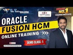 Oracle Fusion HCM Online Training Demo 1 | Become Fusion HCM Consultant | Hands on HCM Training