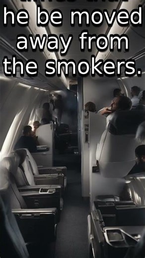 TIL in 1998 a man on Olympic Airways had an asthmatic reaction to ciga #Shorts