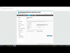 How to Change Bounjour Network Name on HP DeskJet 2700 Printer?