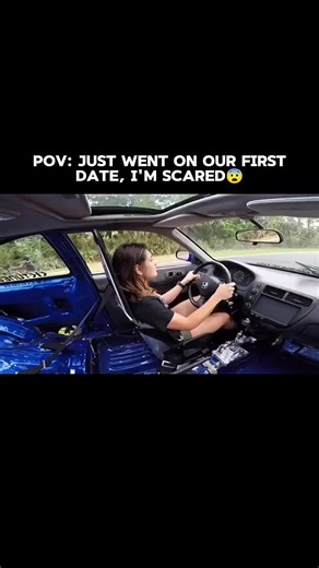Just went on our first date, I'm scared 😨... #cars #autobahn #racing #bmw