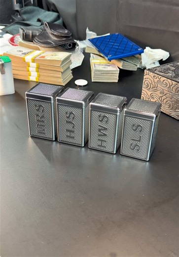 GORILLAPROCUSTOMS.COM 20oz silver stackers — check this out. 🪙🧱🔥 Built for stacking silver the right way. (All prop cash shown is 100% prop — not real, not illegal. For display only.) #GorillaProCustoms #SilverStacker #20ozSilver #BrickLife #gpc