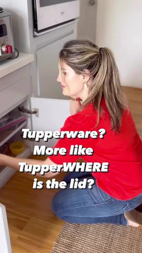 Can’t they just make Tupperware WHERE the lids are attached? Kitchen problems 1 out of 10000 🤷🏼‍♀️😩😳 | Best Friends For Frosting by Melissa Johnson