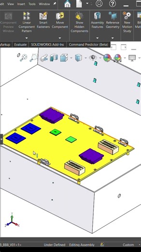 Design electronic components in SolidWorks like a pro #solidworks #engineering #design #tutorial