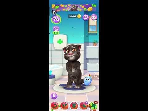 Talking Tom 2 : 😄 Happy stream | #shortfeed#viral#shortsvideo#funnytom