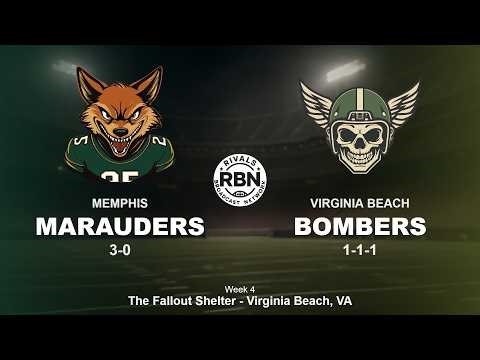 MEMPHIS MARAUDERS AT VIRGINIA BEACH BOMBERS WEEK 4: FOOTBALL RIVALS PRO LEAGUE '26