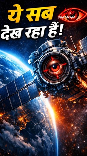 “ये satellite सब कुछ देख रहा है… क्या तुम भी इसकी नजर से बच सकते हो? Satellite #Space #ISRO #space