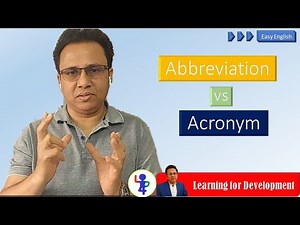 How are Abbreviation and Acronym different | Abbreviation vs Acronym