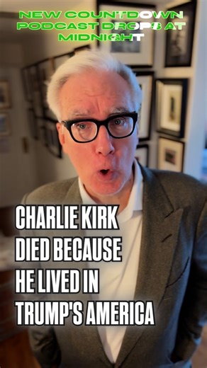 Keith Olbermann on Instagram: "Now that we can say with some certainty that if Tyler Robinson killed Charlie Kirk he did it for personal reasons (that he saw Kirk as a threat to someone he loved) the reality becomes clear: the only person whose words CREATED this environment that so threatens MAGA and Republicans and all of us... is Donald Trump (And oh yeah: why the texts HAVE to be legit) Kirk died in Trump's America: on the all-new Countdown podcast dropping at midnight Eastern"