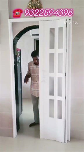 Smart Space Saver, PVC Folding Door for Modern Homes पीवीसी फोल्डीग दरवाजे 9322594398