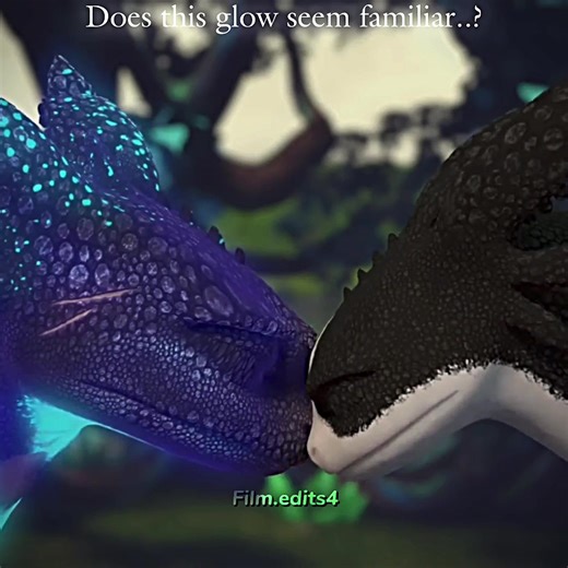 Nightlight Alpha Glow Toothless and Light Fury Edit
