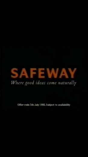 Back to the 90's for a Safeway ad #safeway #supermarket #nostalgia #90s #forgotten