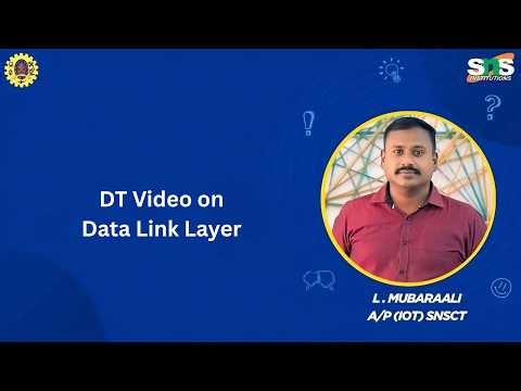 DT video on Data Link Layer | COMPUTER NETWORKS | SNS INSTITUTIONS