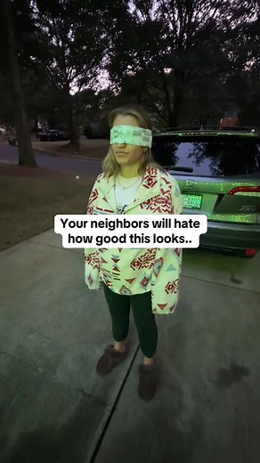 Permanent outdoor RGB lights that make your house glow year-round ✨ Easy to control with app or remote, waterproof, and no more holiday ladder climbing. #PermanentOutdoorLights #RGBEavesLights #SmartHomeLighting #OutdoorLEDLights #HouseUpgrade | doublethetroublehq | Facebook