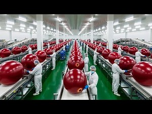 Inside a Modern Cranberry Factory From Water Harvest to Dried Snack Berries (Full Process)