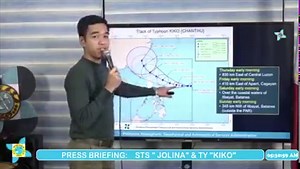 50K views · 483 reactions | Tropical Storm Jolina (Conson) continued to move away from the country early Thursday but the state weather agency is closely monitoring Typhoon Kiko (Chanthu), which could turn into a super typhoon in the coming days. | INQUIRER.net | Facebook