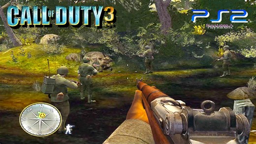 Call of duty 3 ps2 - ( HARD ) #ps2 #nostalgia #games #viral #jogos #hd | Tudo online