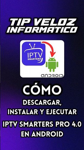 Cómo descargar, instalar y ejecutar IPTV Smarters Pro 4.0 en Android? #iptvsmarters #android #2024