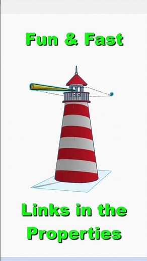 A fun Tinkercad tutorial to create a lighthouse Beginner Friendly