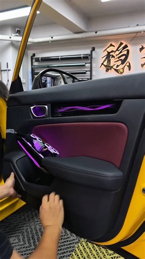 Car Ambient Lighting Upgrade | Premium LED Interior #shorts