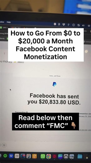 How to Go From $0 to $20,000 Per Month From Facebook Content Monetization
