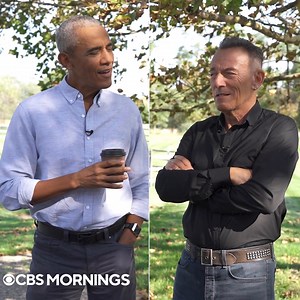 6.9K views · 140 reactions | What could Barack Obama and Bruce Springsteen have in common? See what we can all learn from their unique friendship, Monday on #CBSMornings. https://cbsn.ws/3CdoSv0 | CBS Mornings | Facebook