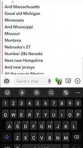 the 50 states that Rhyme