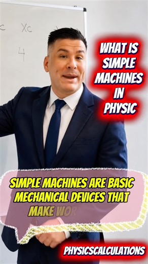 Simple machines in physics? #physics #science #ytshorts #youtubeshorts