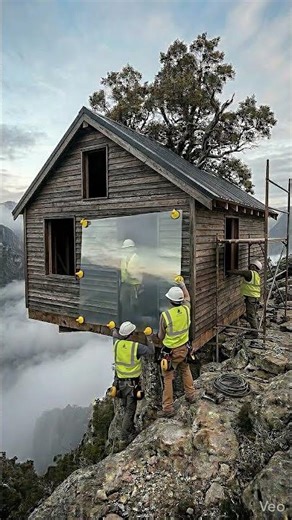 This wooden structure shouldn't work #construction #viral