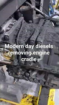 Cummins engine removal # engine cradle # Cummins ISB