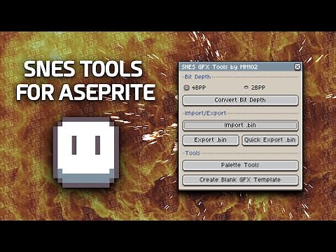 SNES GFX Tools for aseprite