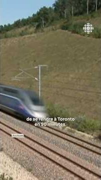 A new route for the Quebec-Toronto high-speed train?