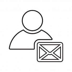 Conversation, male, message icon - Use for commercial purposes, print...