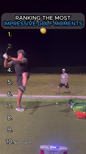 RANKING THE MOST IMPRESSIVE GOLF MOMENTS EVER RECORDED #fyp #golf #Impressive #viral