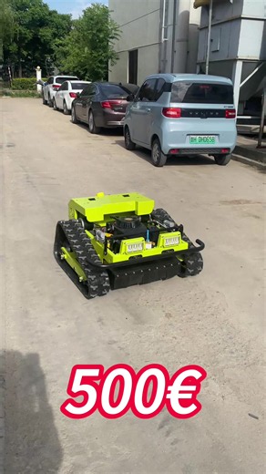 Chinese Remote-Controlled Lawn Mowers Ready