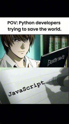 If Python Developers had a Death Note 📓💀 #Shorts