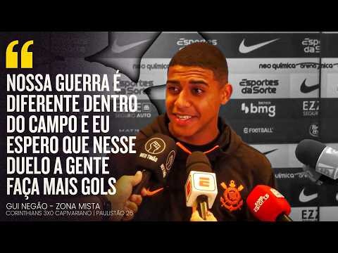 GUI NEGÃO DESTACA ATUAÇÃO DA BASE E MIRA NO EMBATE CONTRA O PALMEIRAS