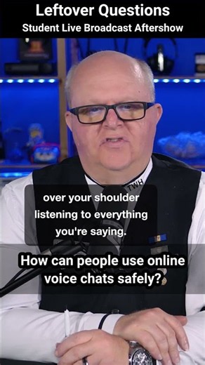 How can people use online voice chats safely?