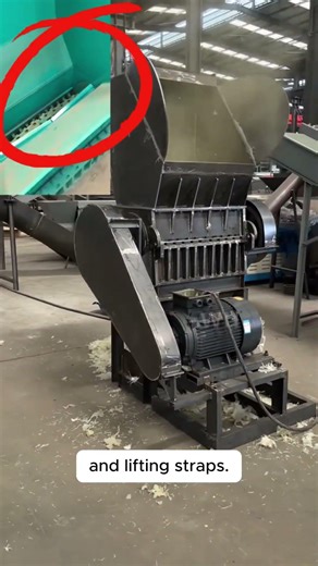 FIBC Bulk Bag Gets Destroyed by This Beast Machine #crushing #recycling