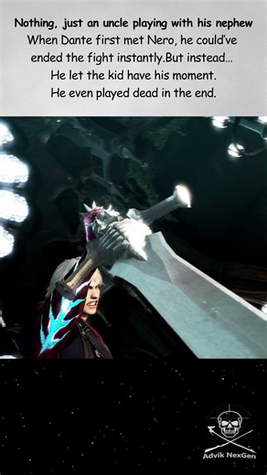 Dante Saw Nero’s Potential From the Start #DMC4 #DevilMayCry #gamingshorts