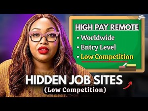 10 HIDDEN Remote Job Sites With Low Competition