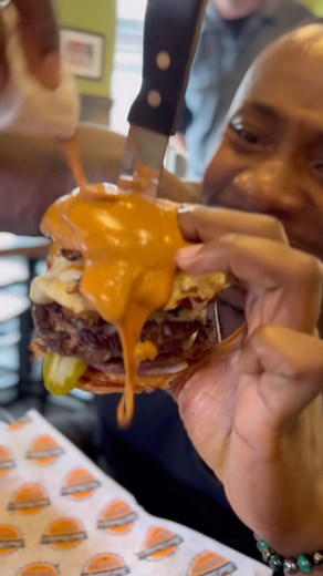 15K views · 279 reactions | Bad daddy burger vs shark bite! @baddaddysburger • • • #foodie #burgers #bigbite #sharkbite #restaurants | Clive Ibizugbe | Facebook