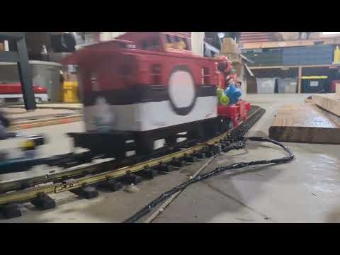 Running my G scale train