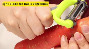 Vegetable Peeler Potato Peelers for Kitchen, Y and I Multi 3 In 1 Peeler Set, Carrot Cucumber Julienne Peeler with Stainless Steel Blade