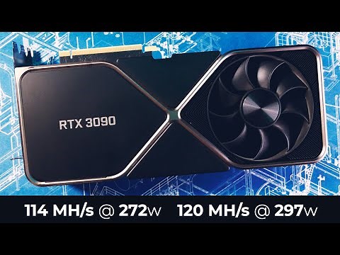 RTX 3090 Ethereum Hashrate - Overclock & Memory Temperature in Windows 10 | nVidia FE