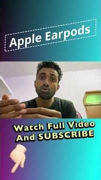 Apple EarPods Unboxing & Review | Best Apple earphones | Best wired earphones | iPhone AirPods