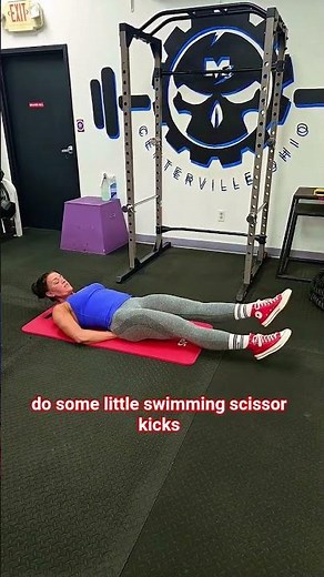 Absolute Beginner Exercises: Scissor Kicks for your Abs