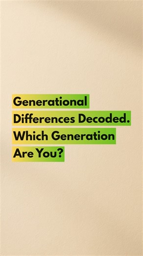 Bookwises | Book Marketing Agency | Book Reviewer on Instagram: "Which one are you? Generational differences decoded! Every generation—from Silent Gen to Gen Alpha—thinks, works, and communicates differently. And each brings something valuable to the table. Drop your generation below and tag someone from another one. Let’s see how far this goes. Silent Gen ➝ Boomer ➝ Gen X ➝ Millennial ➝ Gen Z ➝ Gen Alpha 🔔 Follow @bookwises for more insights that make you smarter every day. . . . . #generation
