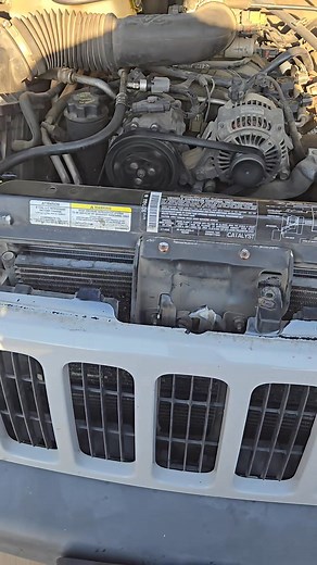 Jeep Liberty radiator. And upper and lower radiator hose replacement. I don't generally work on the weekends. But this was an emergency for a good customers that has to get to the doctor multiple times a week. | Lucky's Automotive | Facebook